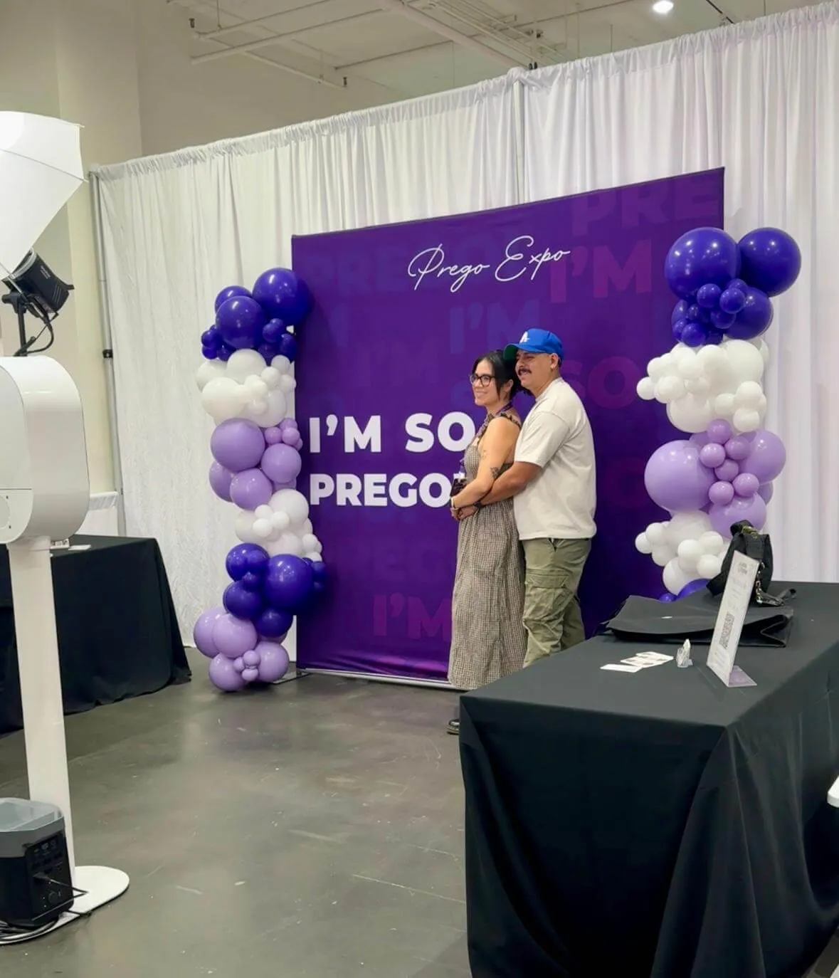Prego Expo trade show photo booth setup by Captured Celebrations in Los Angeles