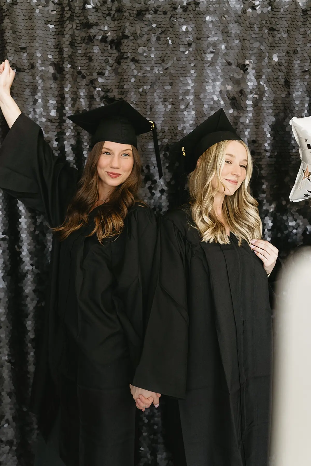 High school prom photo booth experience in Los Angeles — custom templates and glam portraits for students