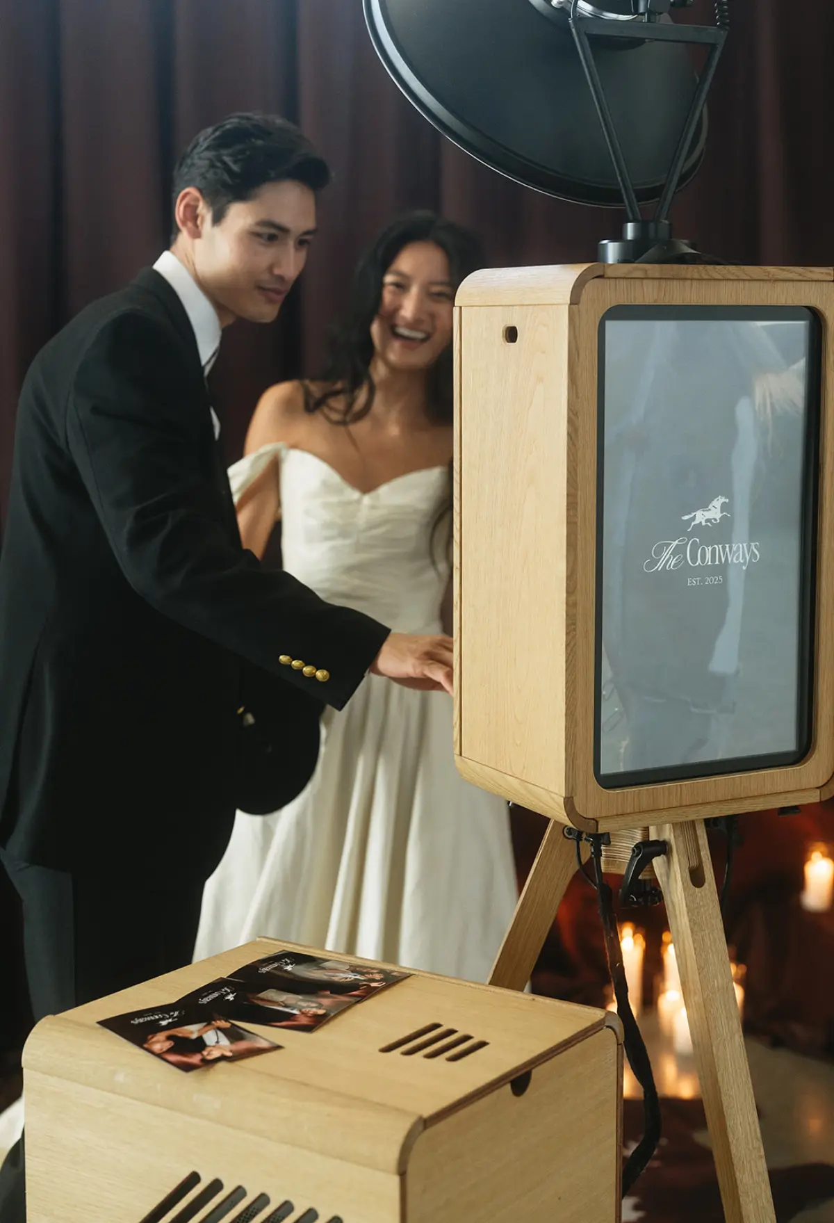 Oak Photo Booth rental in Los Angeles — Captured Celebrations