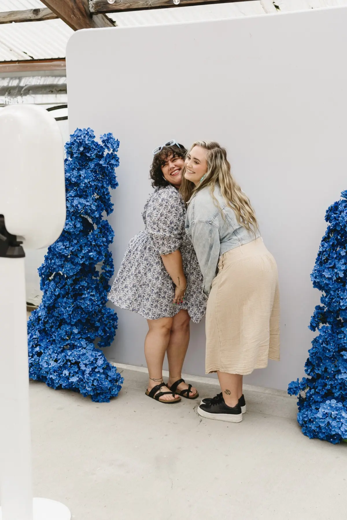 Photo booth setup at a Redondo Beach event — Captured Celebrations