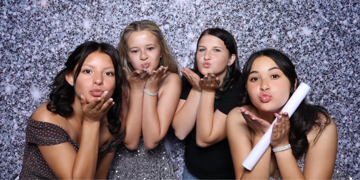 Photo booth rental at a Fontana quinceañera — Captured Celebrations