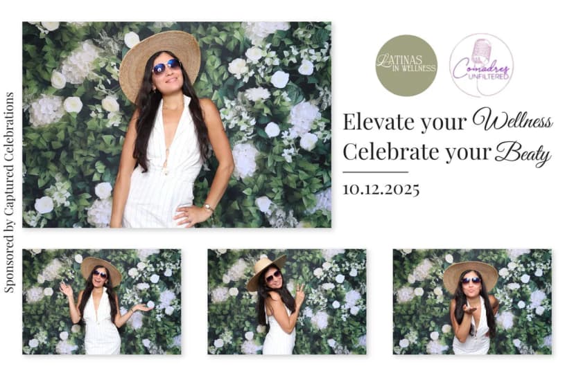 Comadres Unfiltered attendees enjoying Los Angeles photo booth experience
