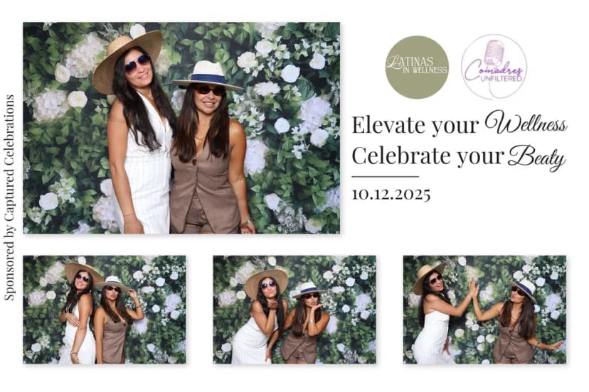 Bilingual photo booth attendant at Comadres Unfiltered Los Angeles event