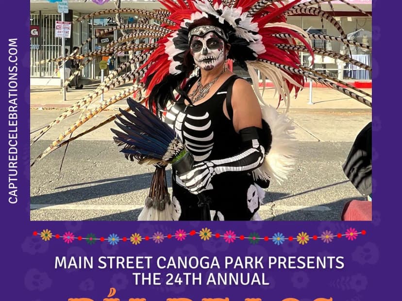Festive photo booth prints from Dia de los Muertos celebration in Los Angeles