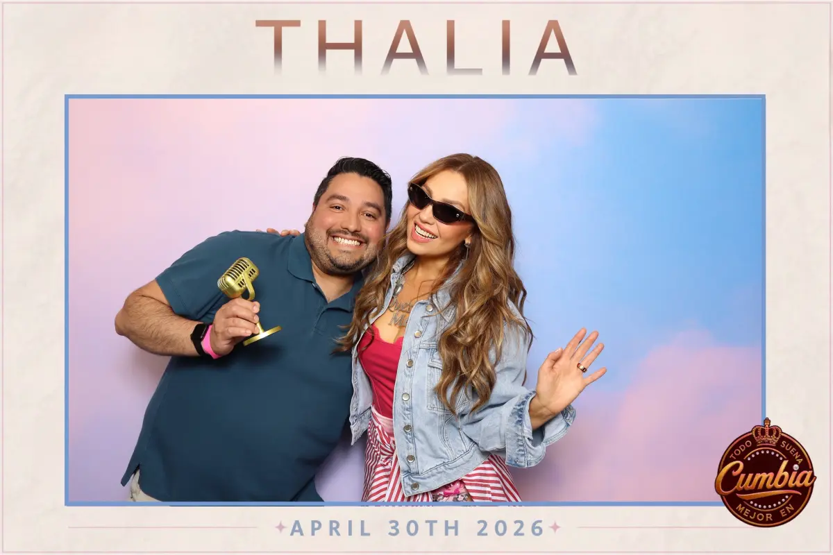 How We Built a Full Brand Activation for Thalia's Sony Music Pop-Up at The Grove — Captured Celebrations Los Angeles photo booth blog