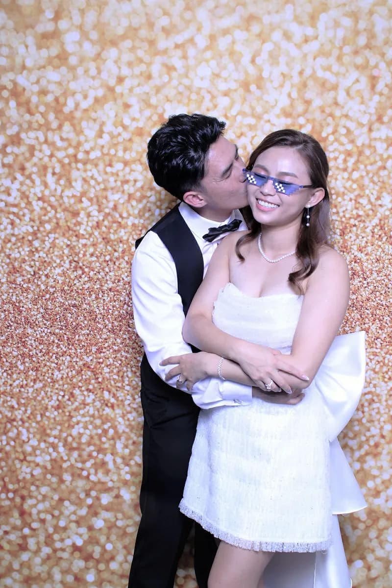 Photo booth print sample at LA wedding reception — Captured Celebrations