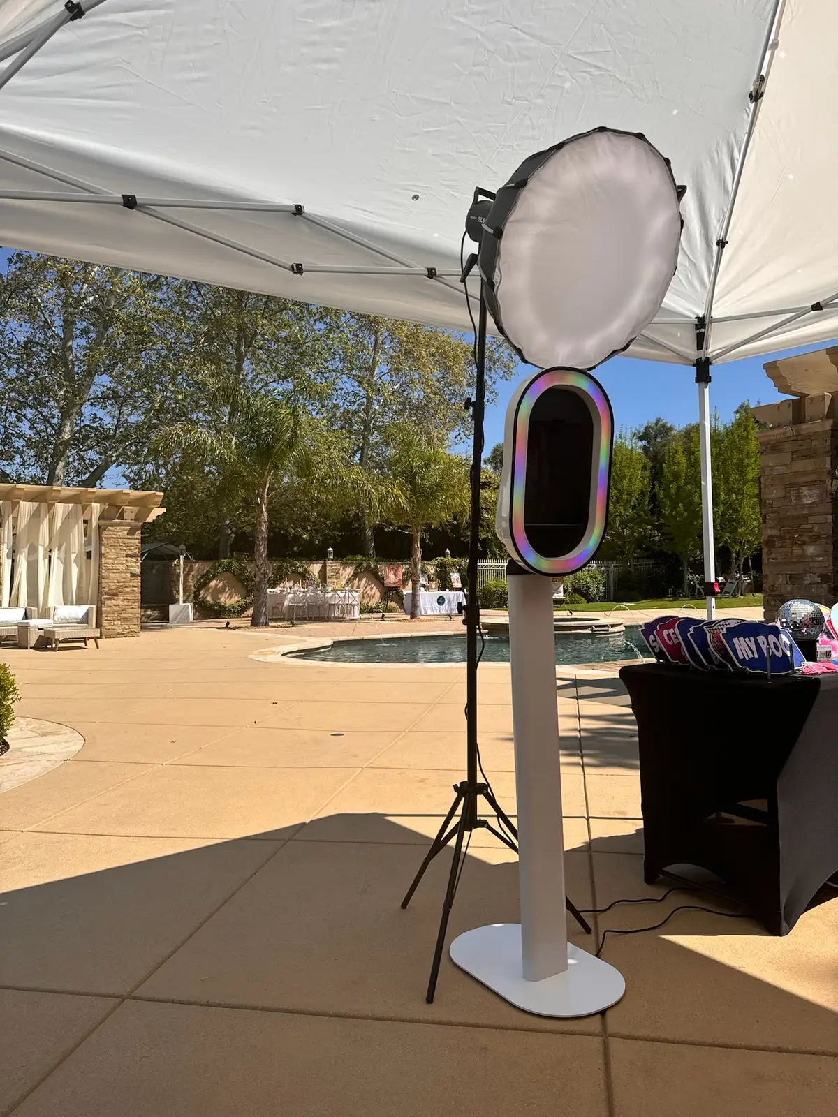 open air Photo Booth at an event