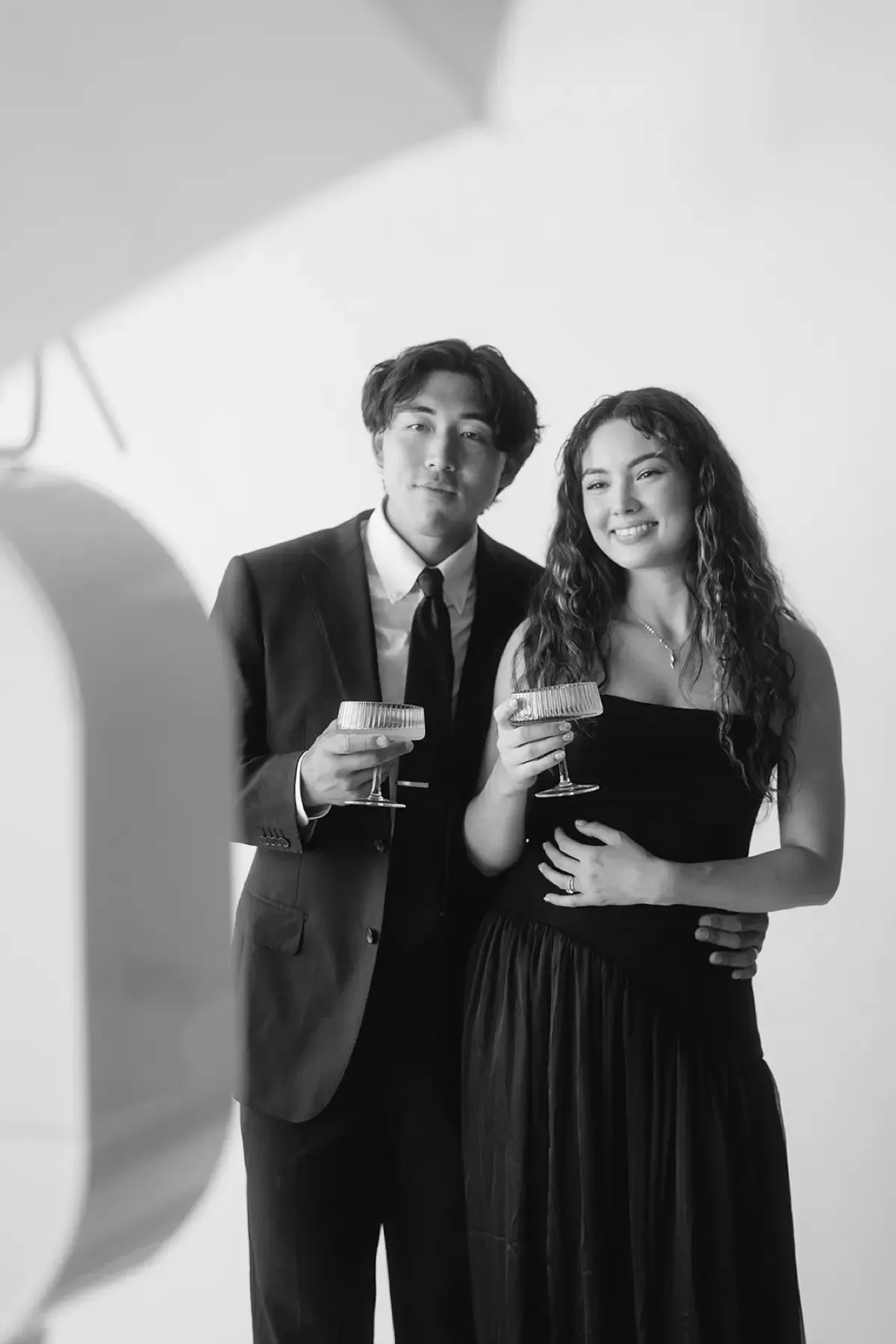 Glam portrait photo booth at a Los Angeles celebration