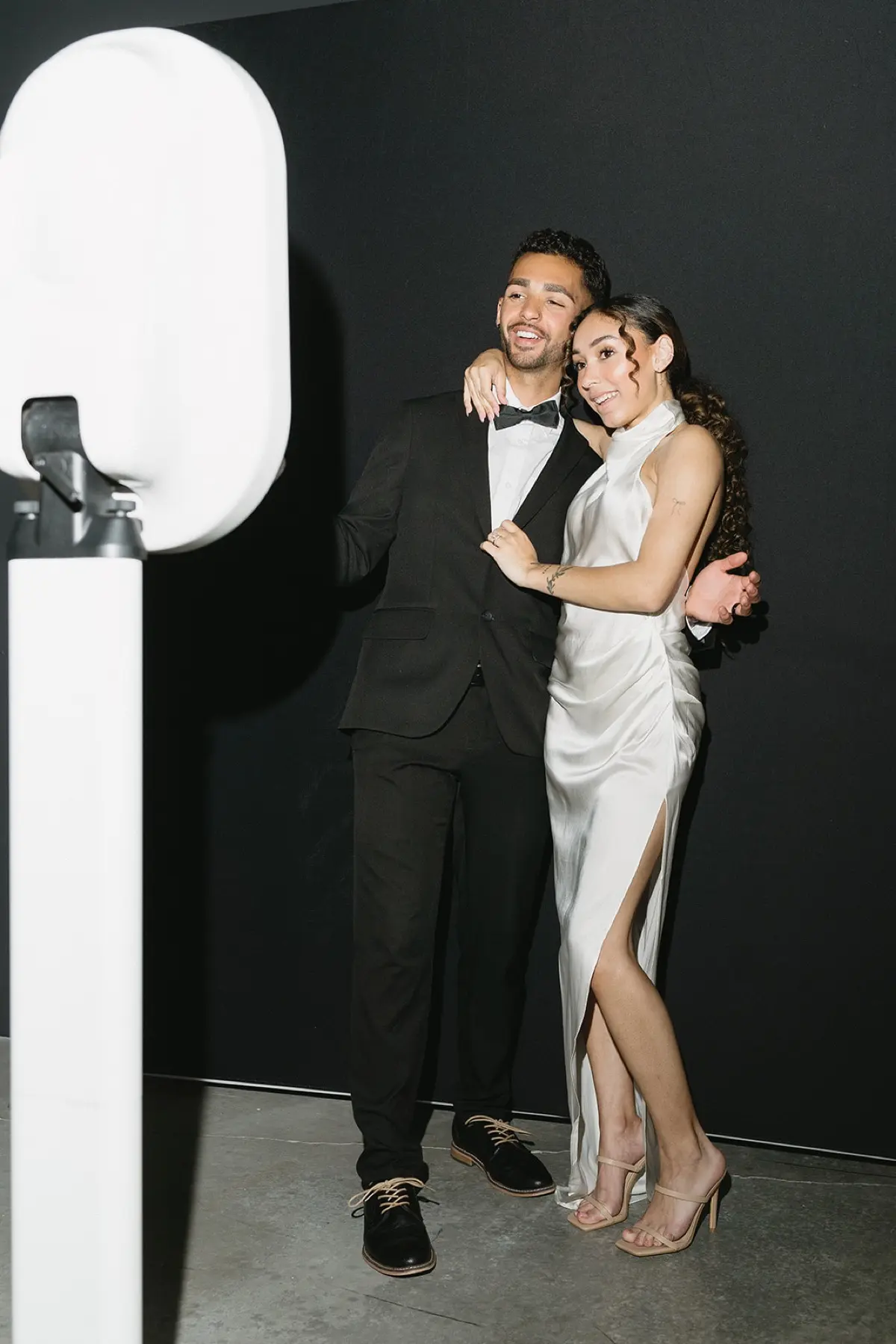 Festive salsa-themed open air photo booth