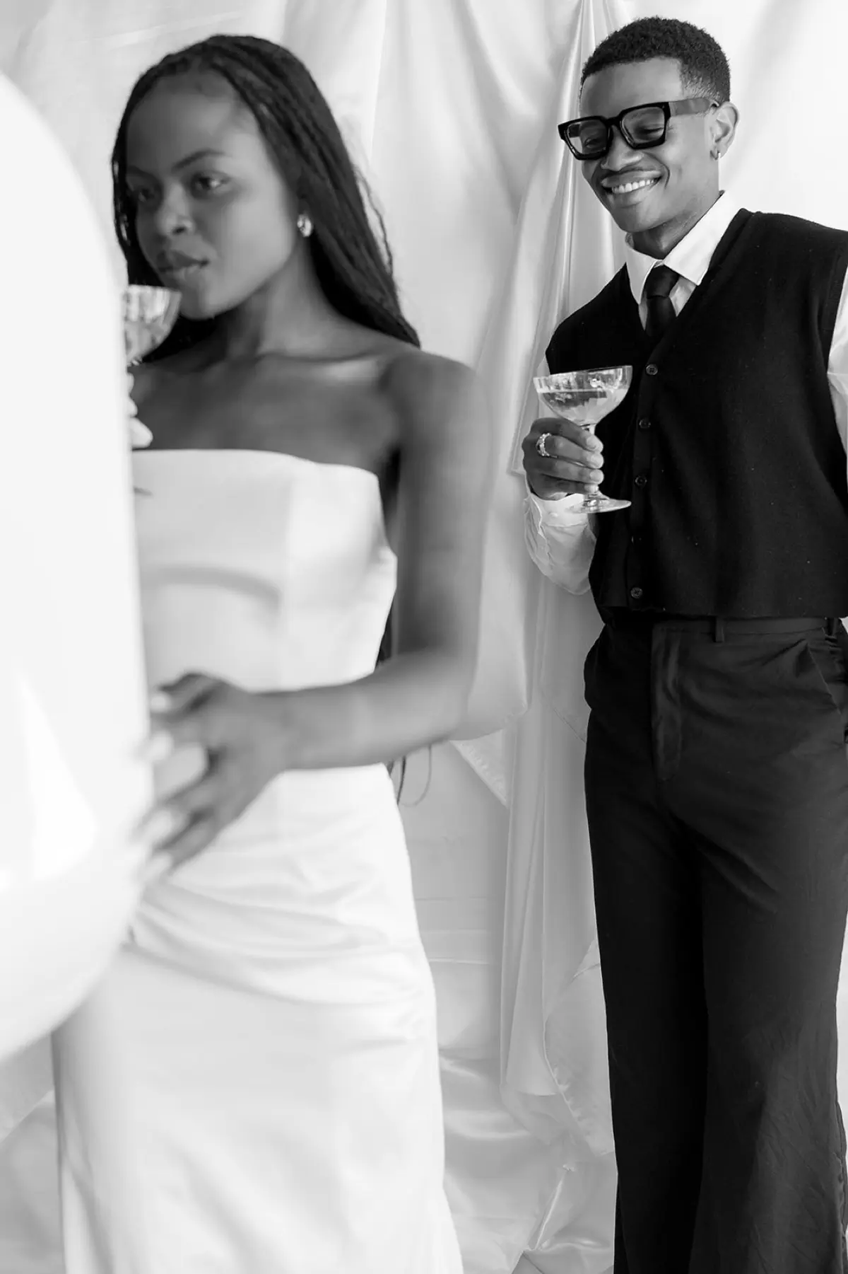 Gold metallic photo booth with professional corporate setup in Los Angeles