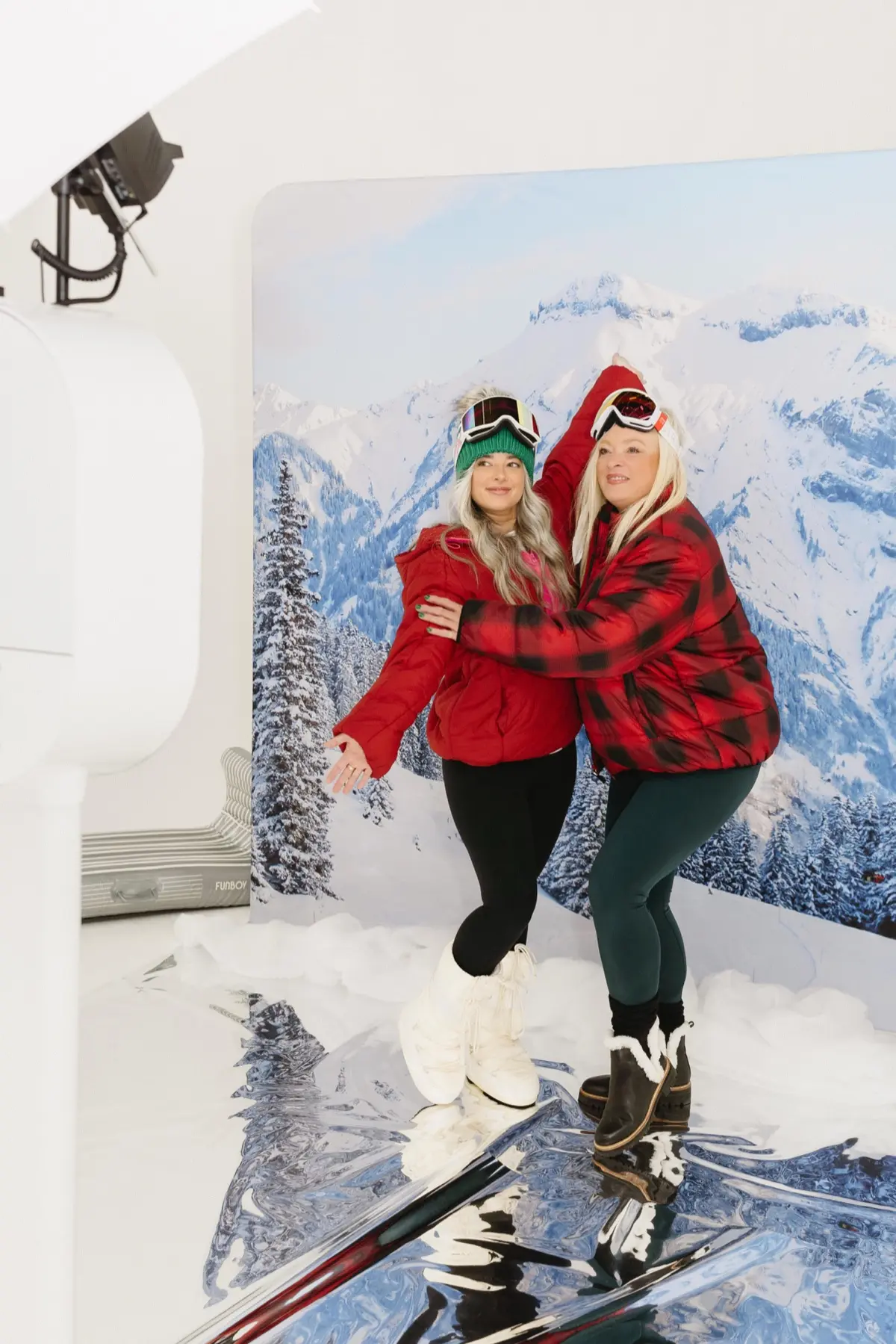 Professional photo booth setup at Los Angeles event venue